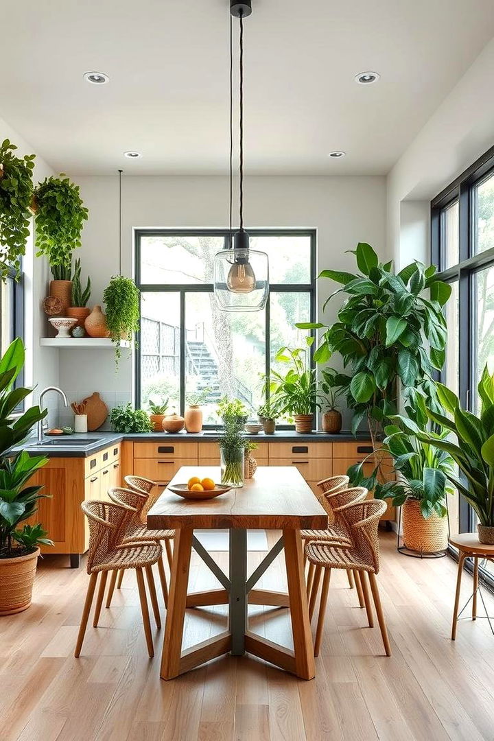 Organic Green Living - 22 Kitchen Diner Ideas