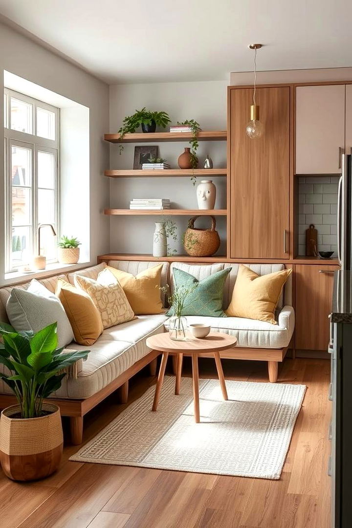 Organic Modern Upholstery - 22 Earthy Kitchen Ideas