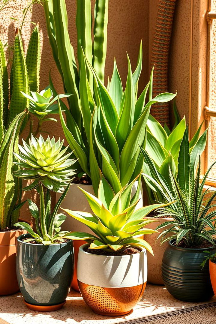 Organic Plant Arrangements - 22 Bohemian Desert Decor Ideas