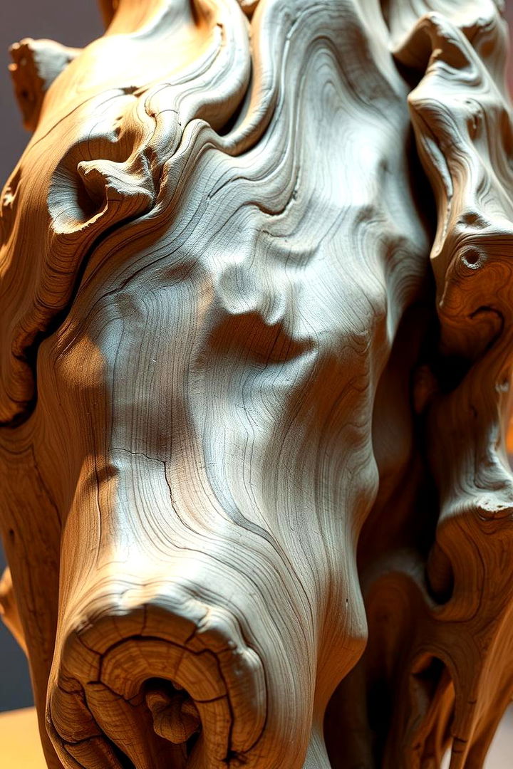 Organic Wood Sculptures - 22 non-floral wedding centerpiece ideas