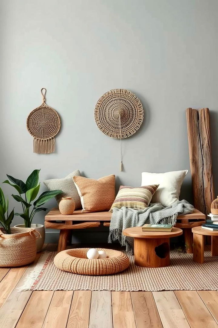 Organic and Sustainable Materials - 22 Grey Boho Bedroom Ideas