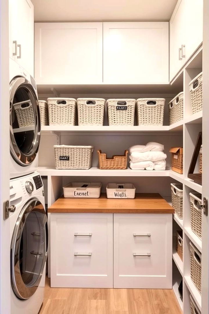 Organizational Tools for a Tidy Look - 22 Laundry Room Decor Ideas