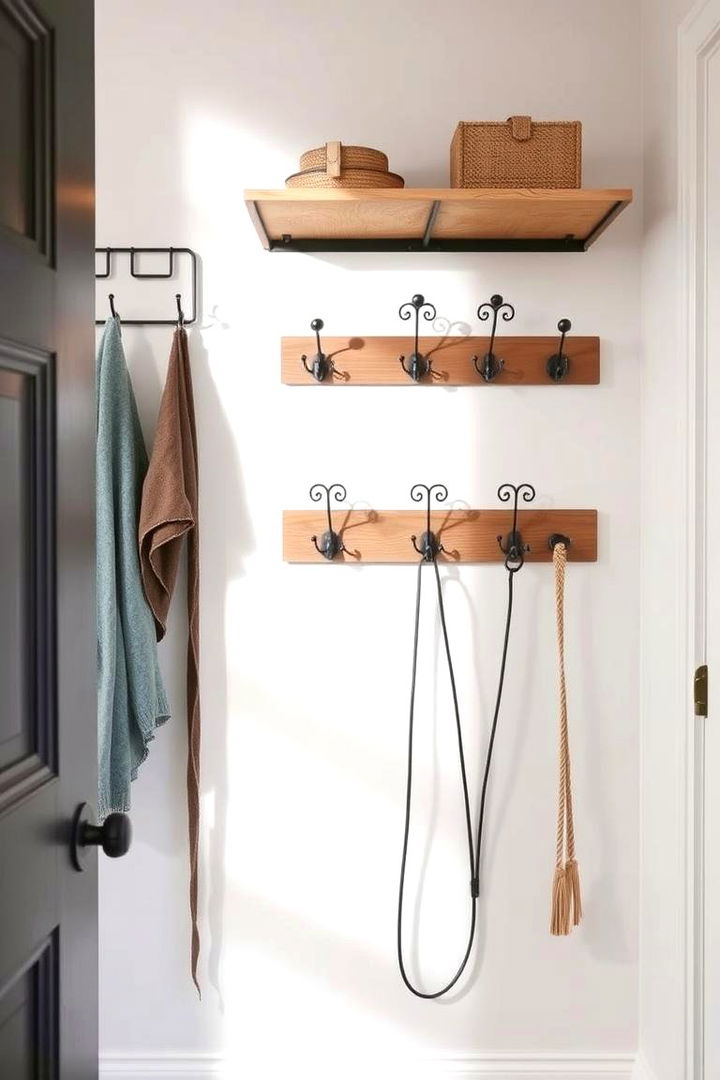 Organized Hooks and Racks - 22 Entryway Ideas