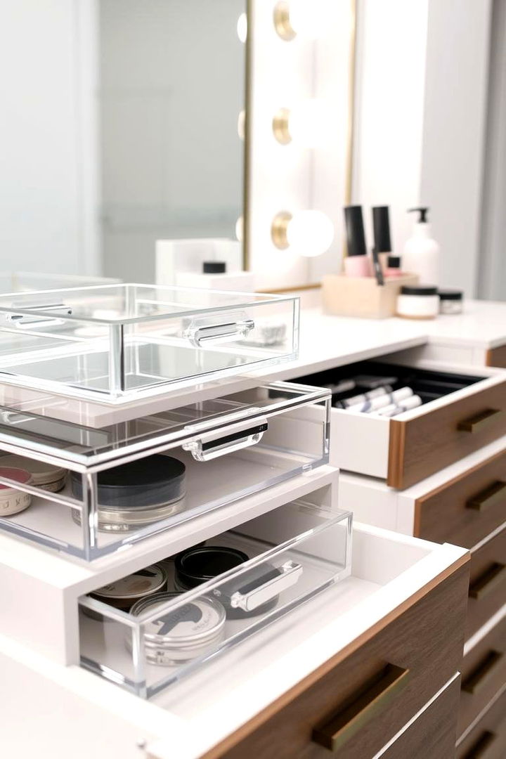 Organized Storage Solutions - 22 Makeup Vanity Ideas
