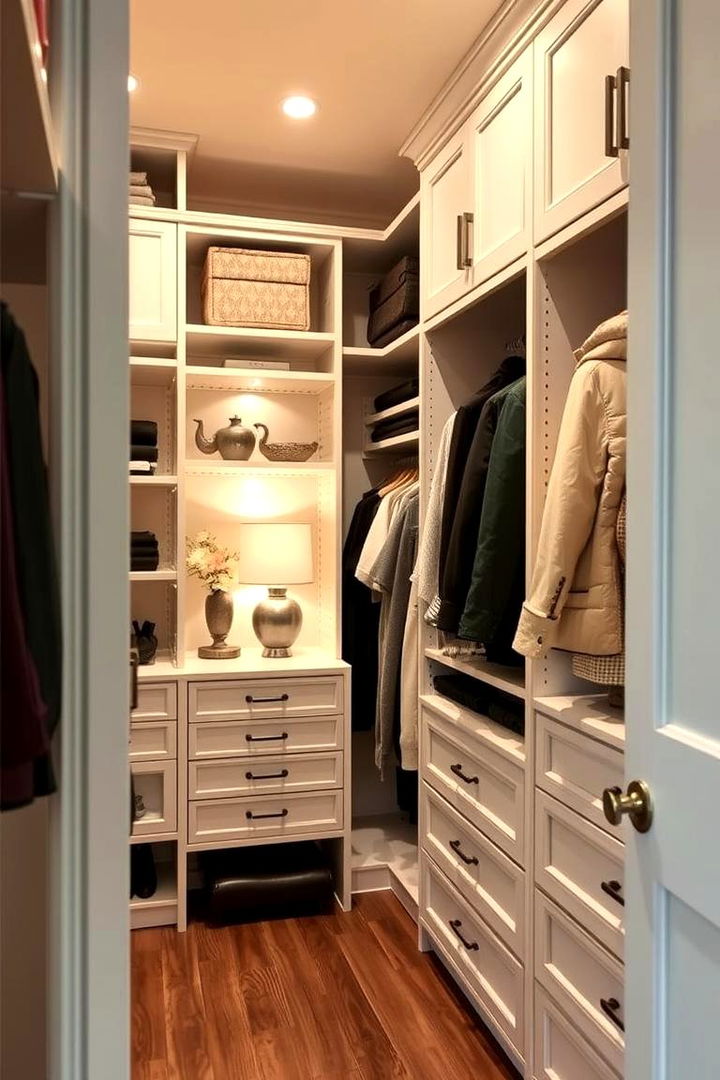 Organized Walk In Closet - 22 Types of Rooms in a House