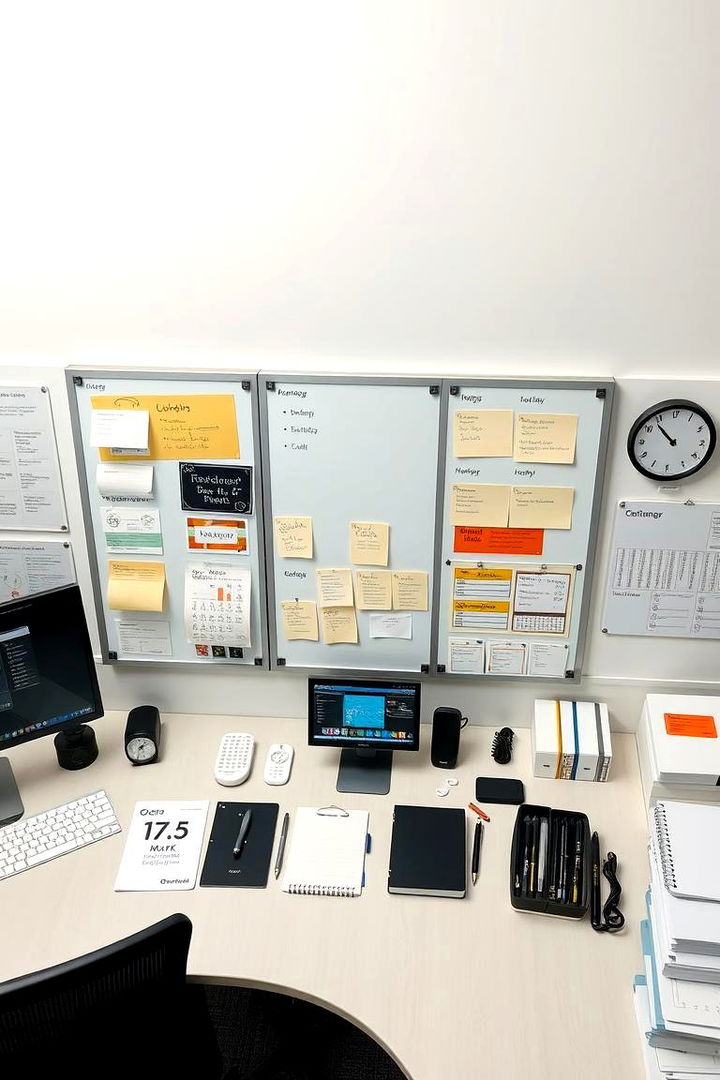 Organized Work Command Center - 22 Command Center Ideas
