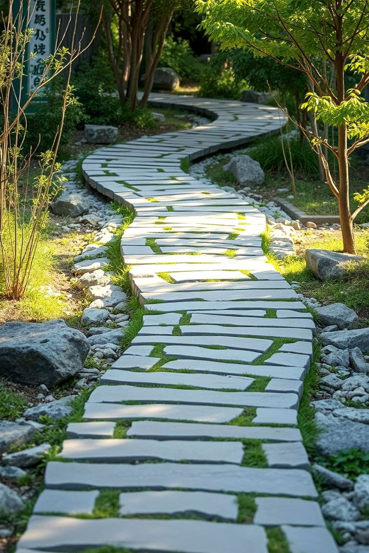 Oriental Stone Pathways - 22 Asian Landscaping Ideas