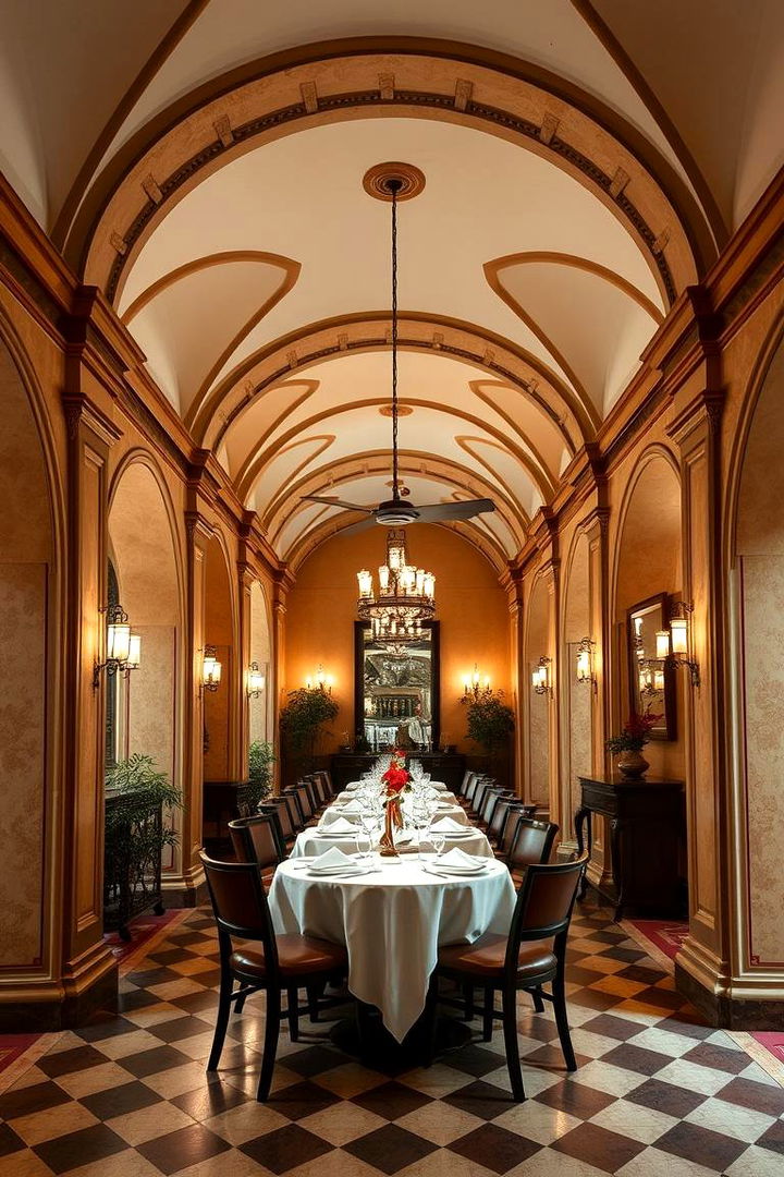 Ornamental Archway Statements - 22 spanish style dining room ideas