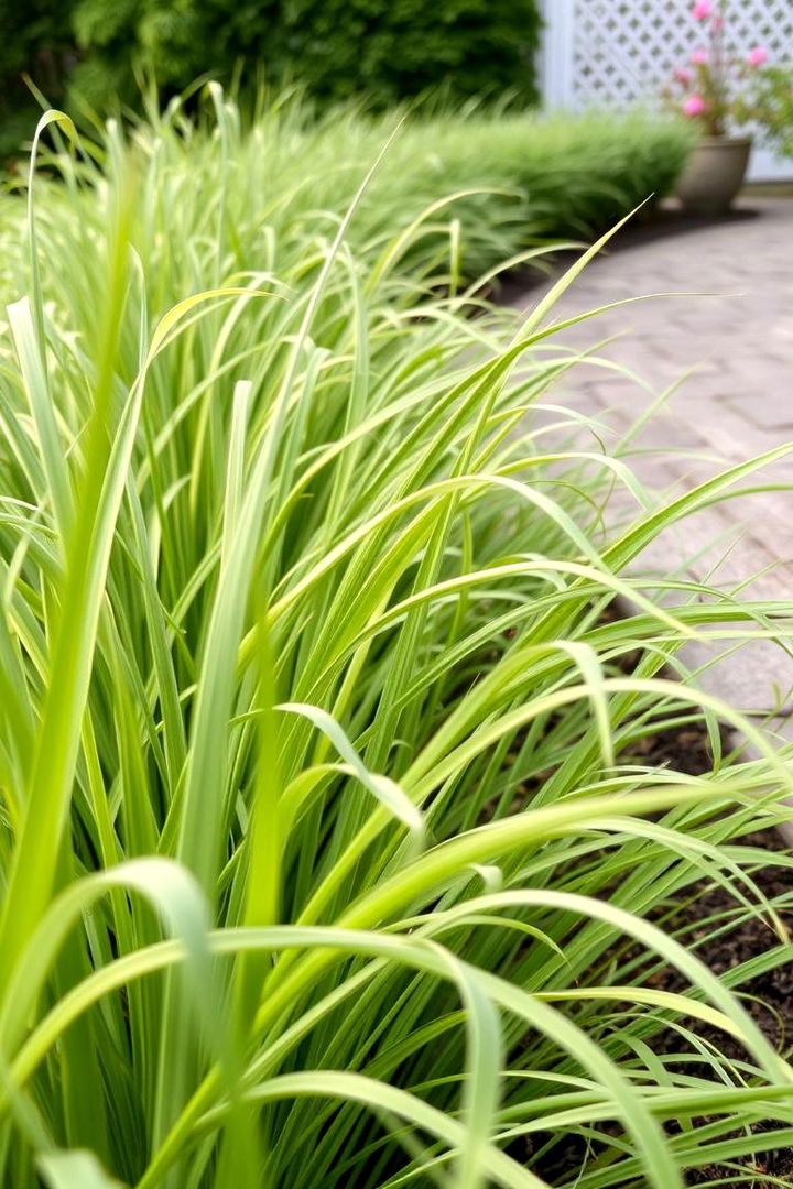 Ornamental Grass Border Idea - 22 Low Maintenance Garden Border Ideas
