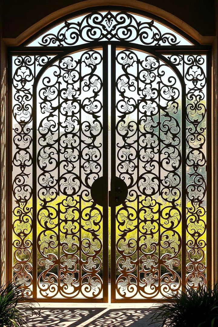 Ornamental Laser Etched Detailing - 22 garden gate ideas