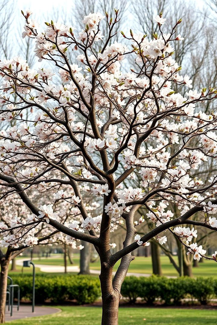 Ornamental Pear Tree Sculptural Beauty and Grace - 22 Small Trees for Front Yard