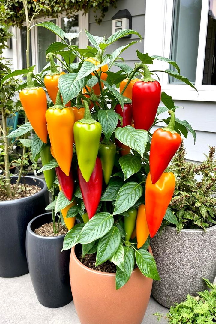 Ornamental Peppers for Bold Color Accents and Unique Texture - 22 Outdoor Plants for Patio