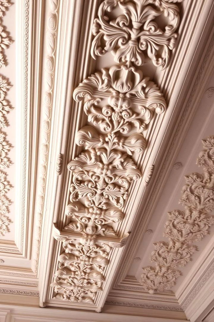 Ornate Carved Designs - 22 Decorative Ceiling Beam Ideas