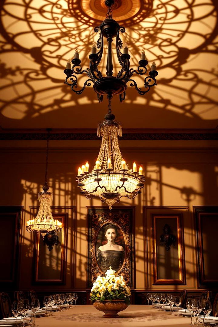 Ornate Chandeliers and Pendant Lights - 22 Luxury Dining Room Ideas