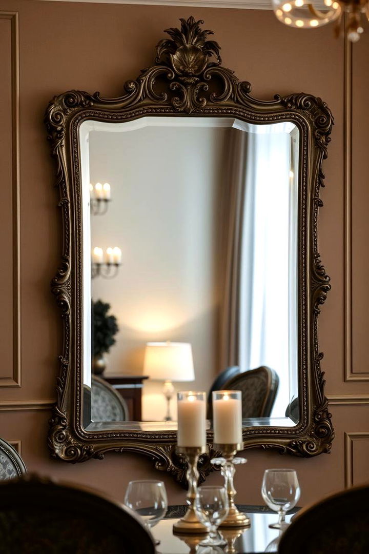 Ornate Frame Extravaganza - 22 Dining Room Mirror Ideas