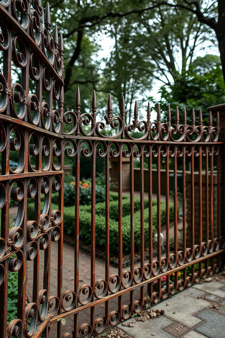 Ornate Iron Fencing - 22 Gothic Garden Ideas