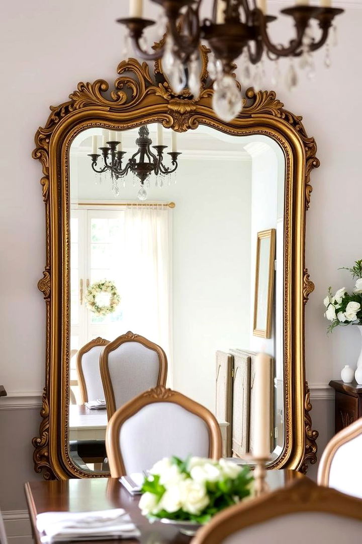 Ornate Mirrors - 22 French Country Dining Room Ideas