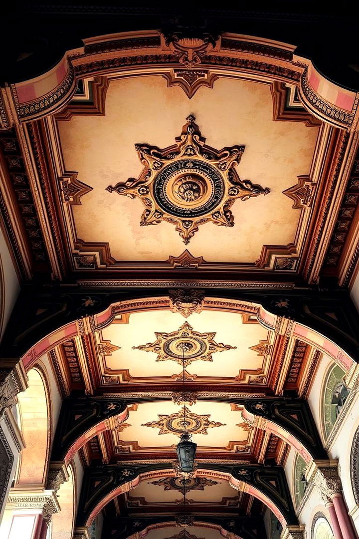 Ornate Spanish Ceilings - 22 spanish interior design ideas
