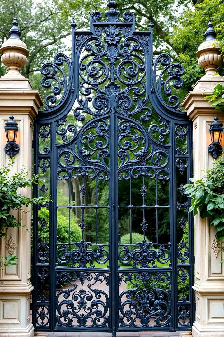 Ornate Victorian Entrance - 22 Front Gate Ideas