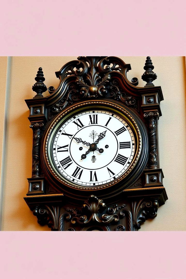 Ornate Vintage Clocks - 22 Vintage Decor Ideas