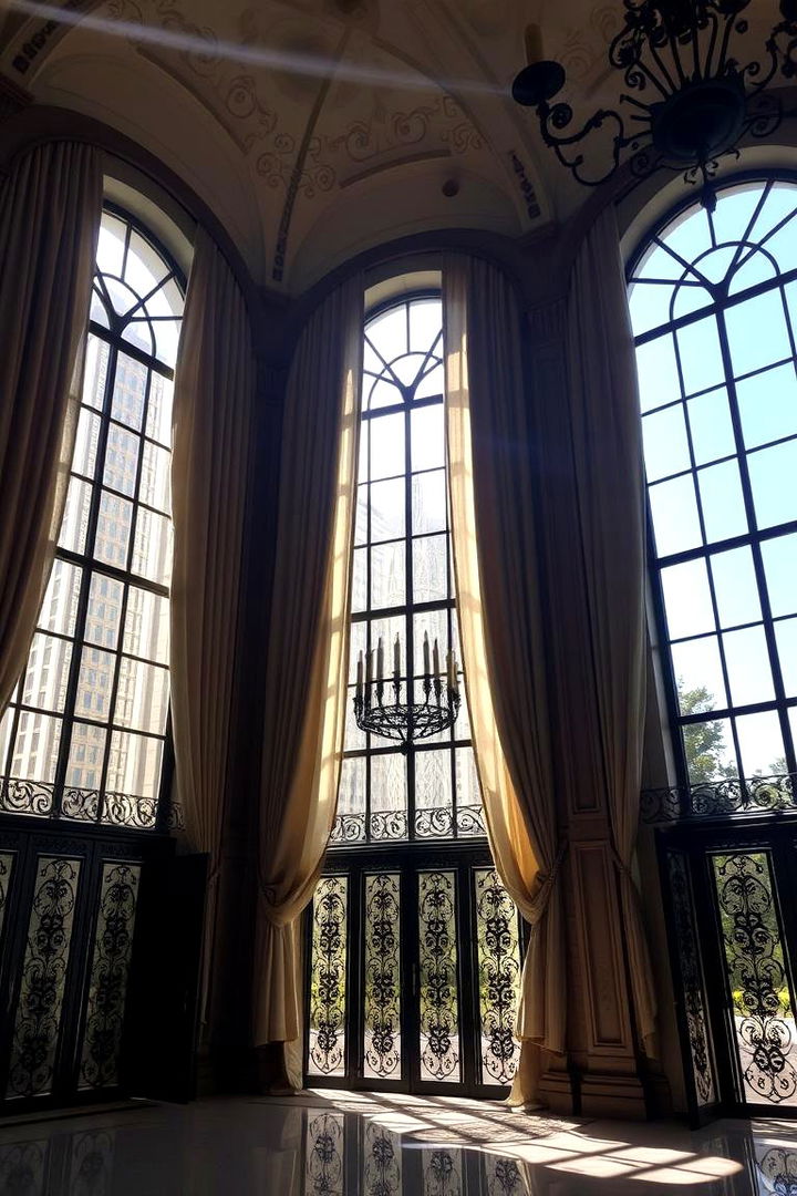 Ornate Windows and Ironwork - 22 Dark Academia Interior Design Ideas