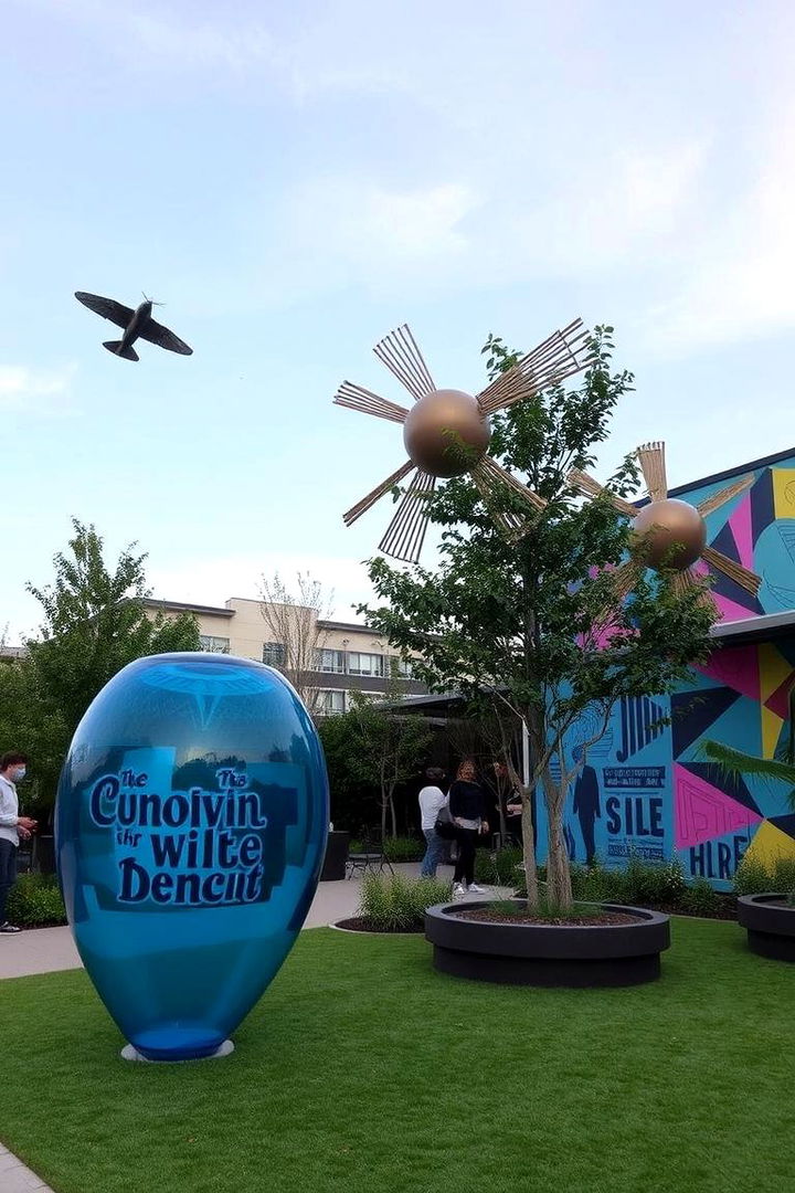 Outdoor Art Installations - 22 Modern Backyard Ideas