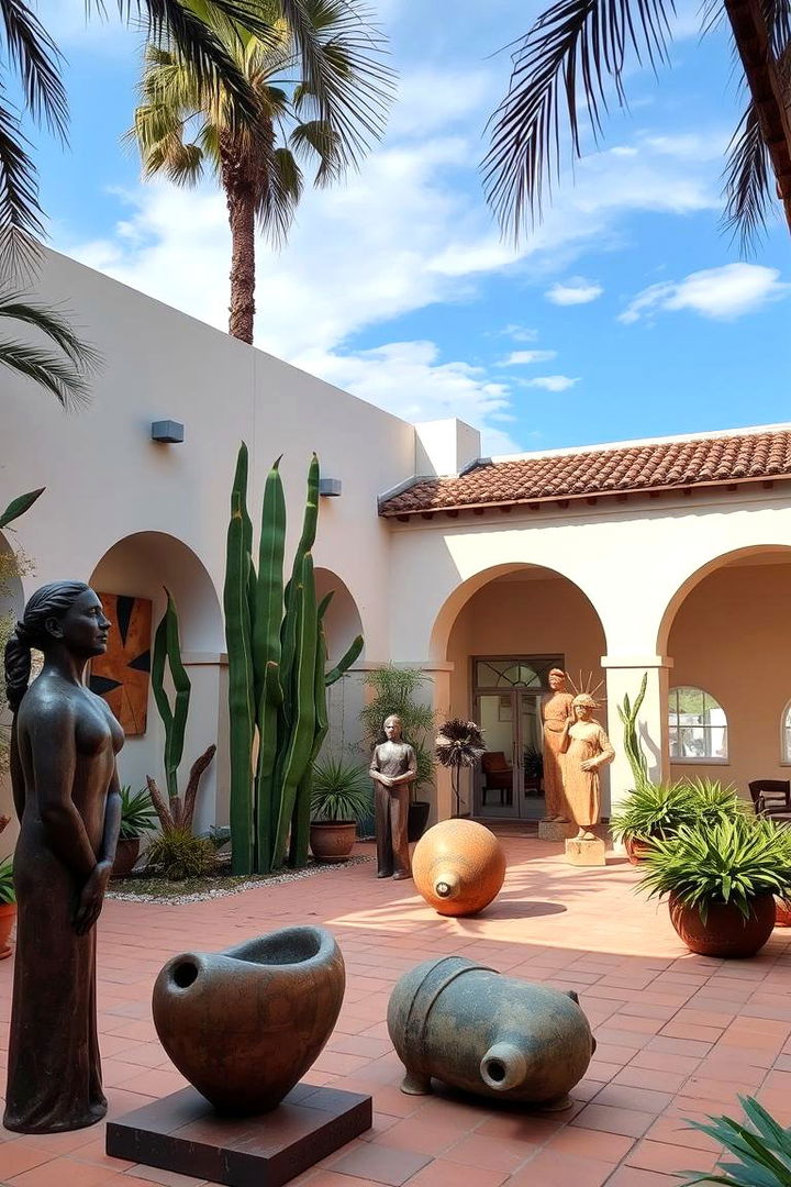 Outdoor Art Installations - 22 spanish style patio ideas