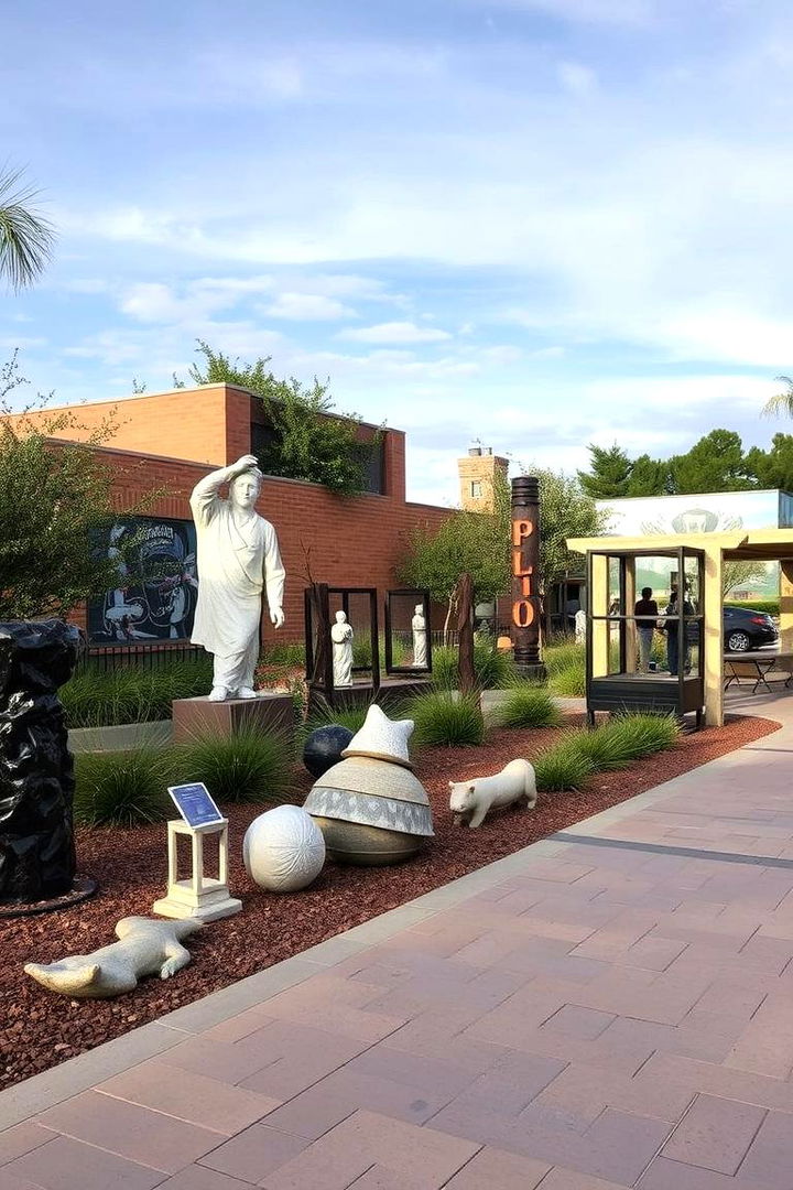 Outdoor Art and Decor - 22 Curb Appeal Inspiration for Ranch Homes