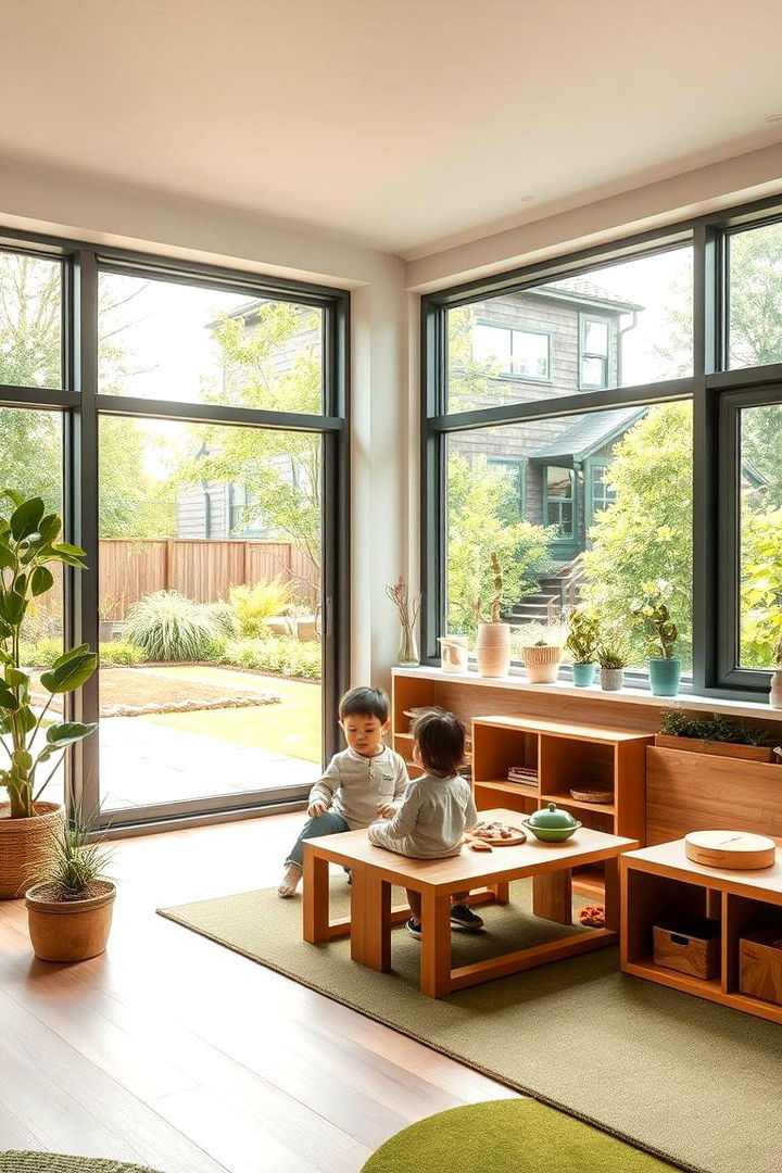 Outdoor Connection - 22 montessori nursery ideas