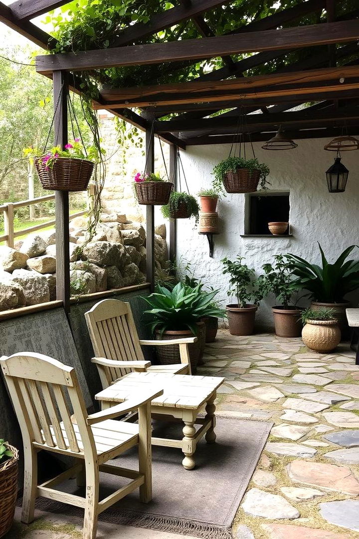 Outdoor Cottage Accents - 22 Boho Cottage Style Decor Ideas