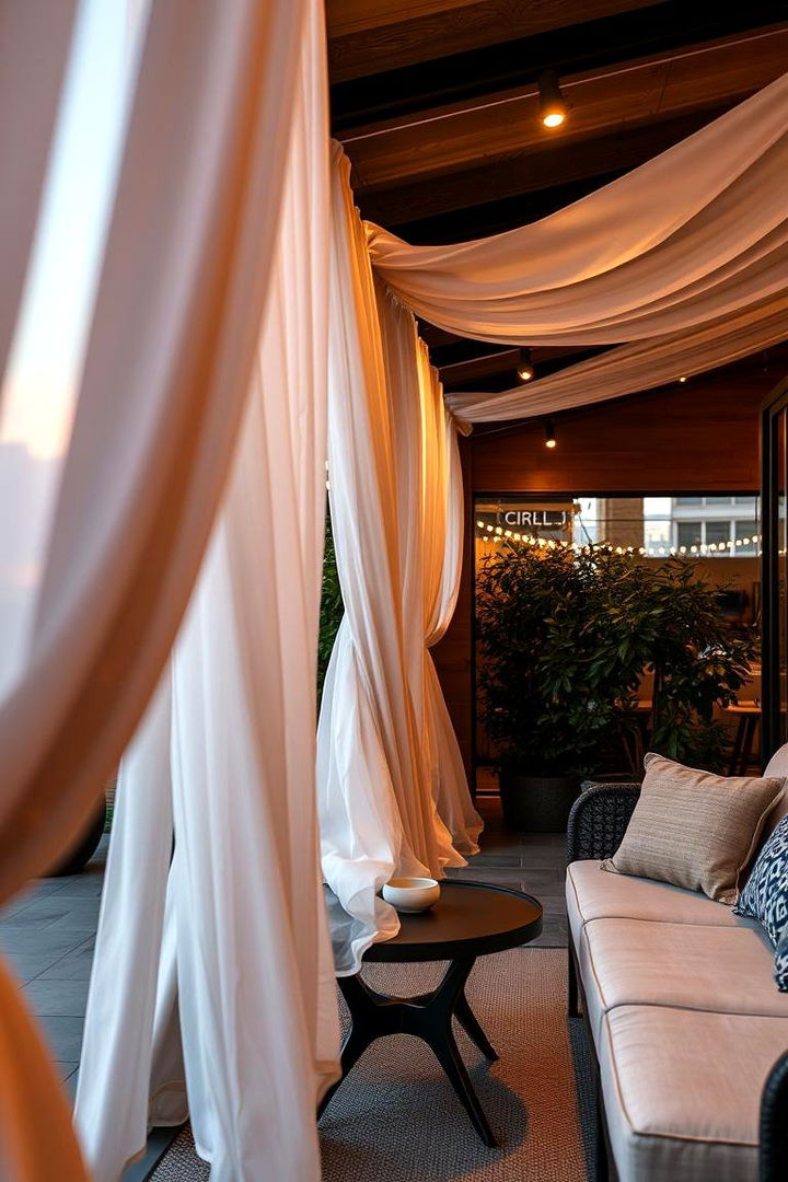 Outdoor Curtains for Stylish Ambiance - 22 Patio Privacy Ideas