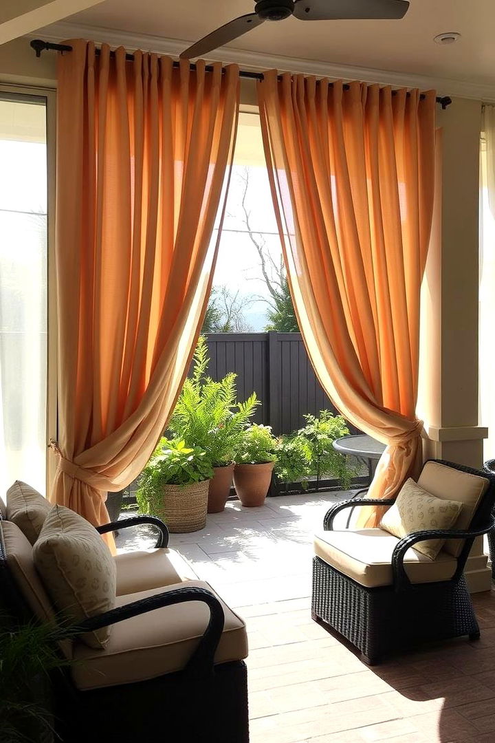 Outdoor Curtains - 22 Patio Decor Ideas