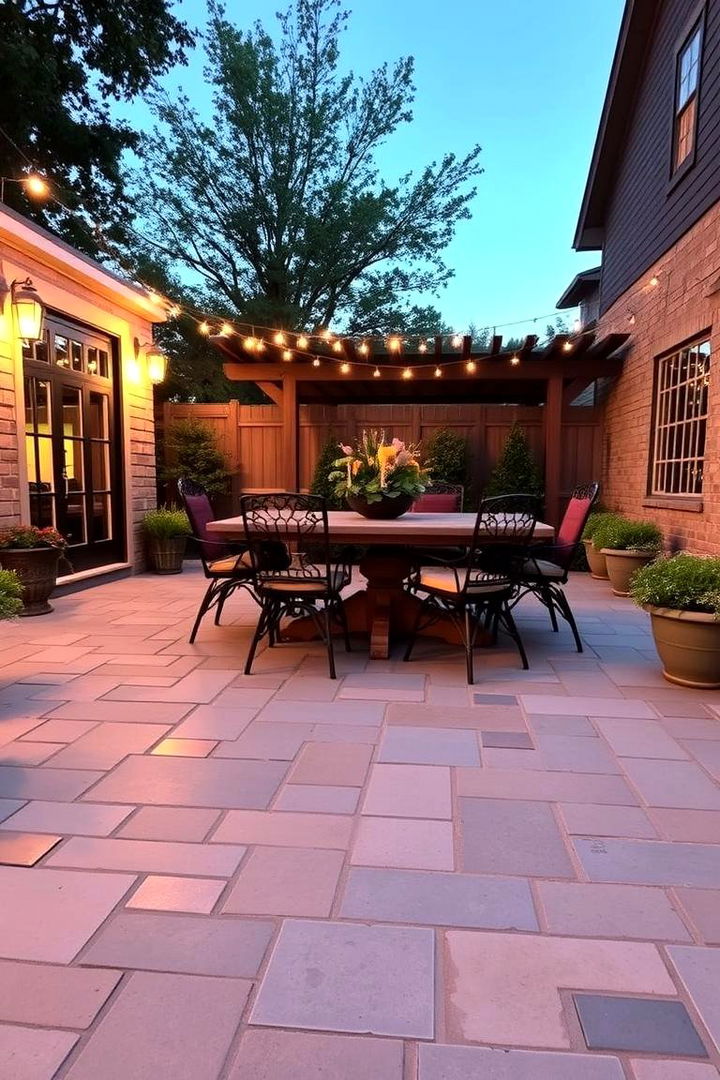 Outdoor Dining Delight - 22 Bluestone Patio Ideas