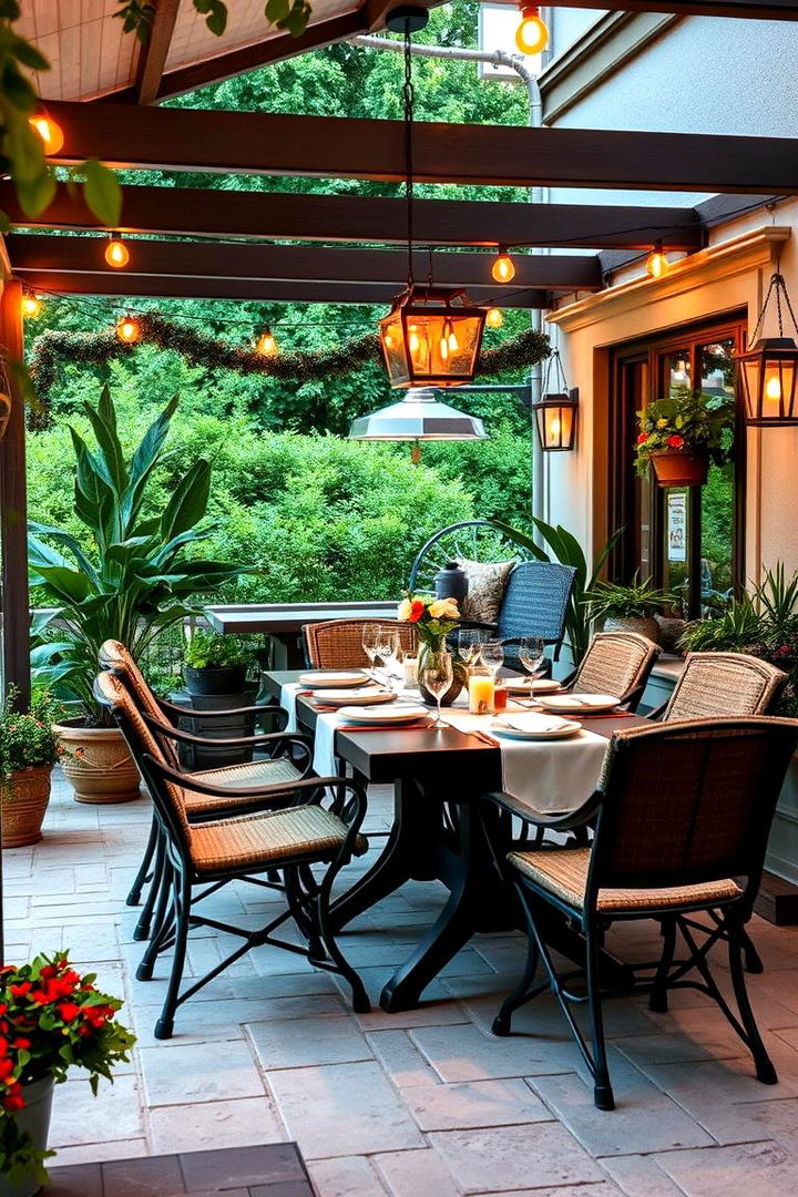 Outdoor Dining Nook Porch - 22 Side Porch Ideas