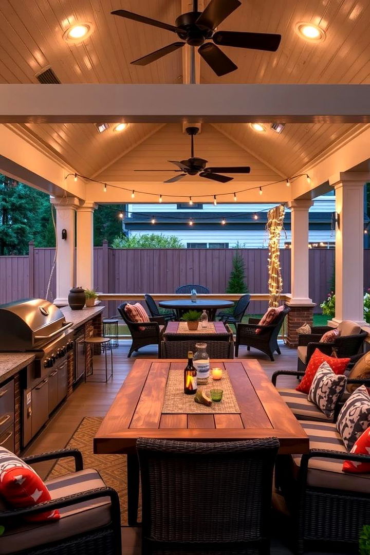 Outdoor Entertainers Haven - 22 Large Front Porch Ideas