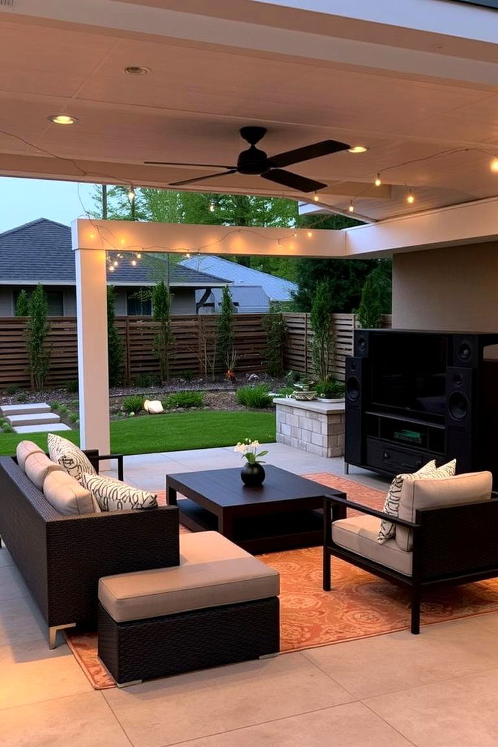 Outdoor Entertainment Hub - 22 Florida Backyard Ideas