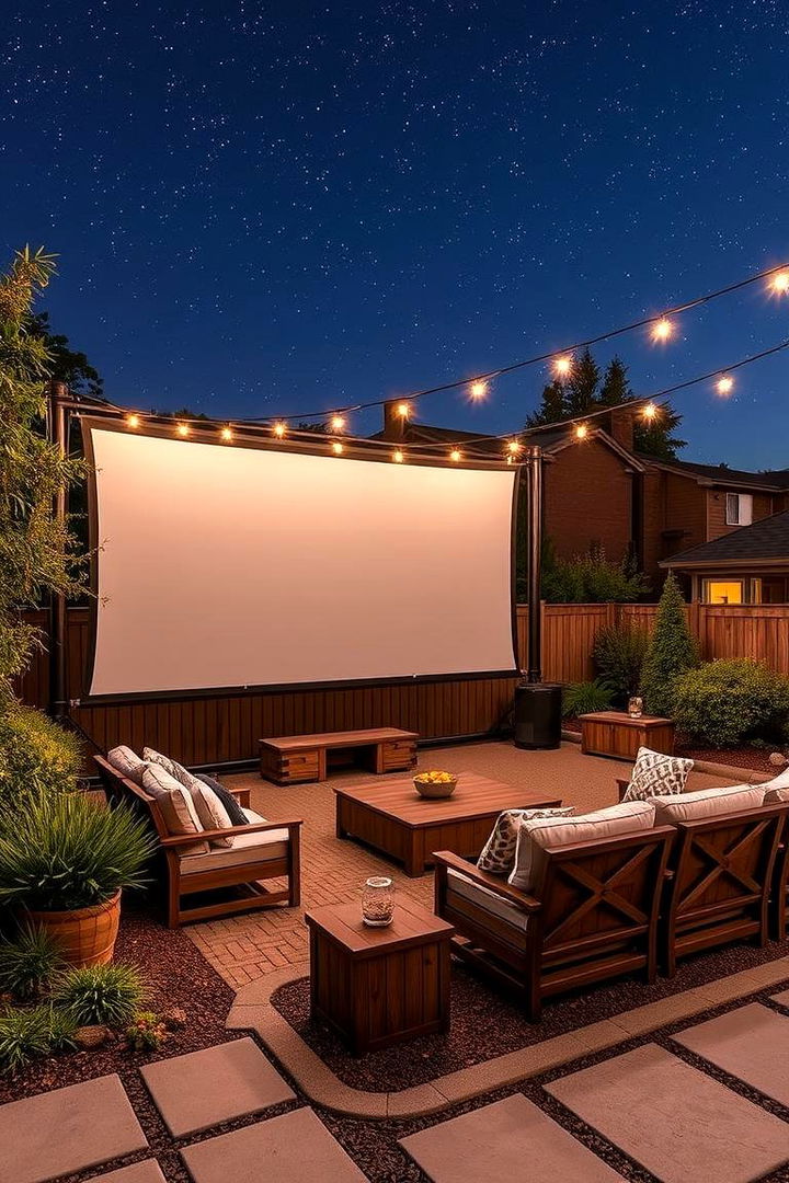 Outdoor Home Theater - 22 Home Theater Ideas