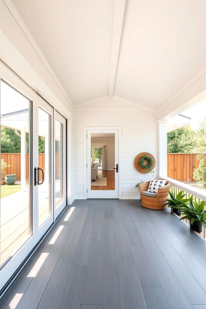 Outdoor Indoor Flow - 22 Shed Roof Porch Design Ideas