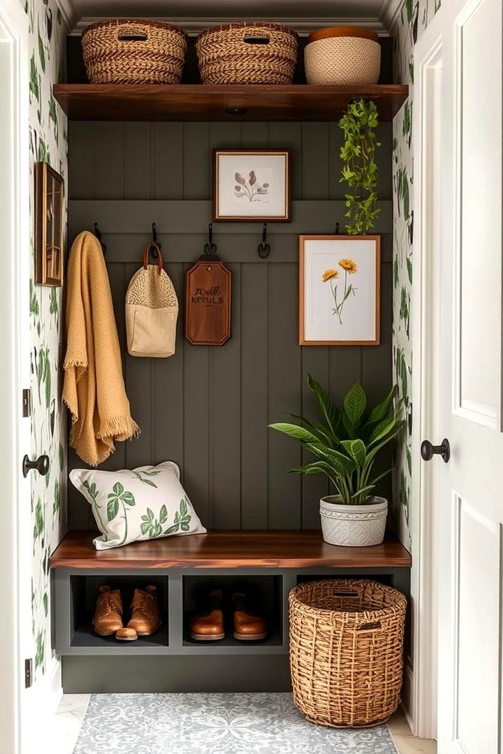 Outdoor Inspired Decor - 22 Farmhouse Mudroom Ideas