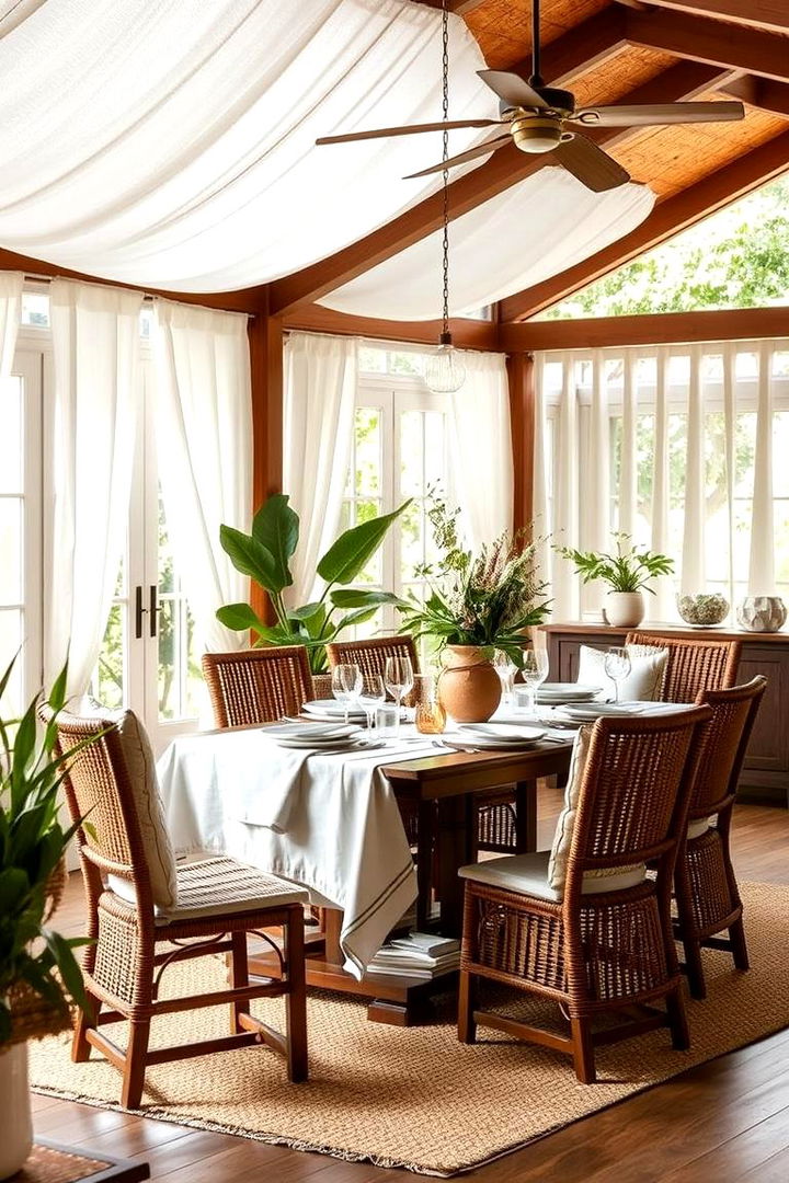 Outdoor Inspired Dining - 22 Dining Room Ideas