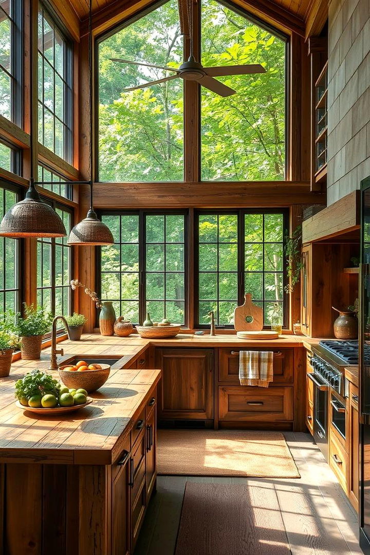 Outdoor Inspired Elements - 22 Cottage Kitchen Ideas