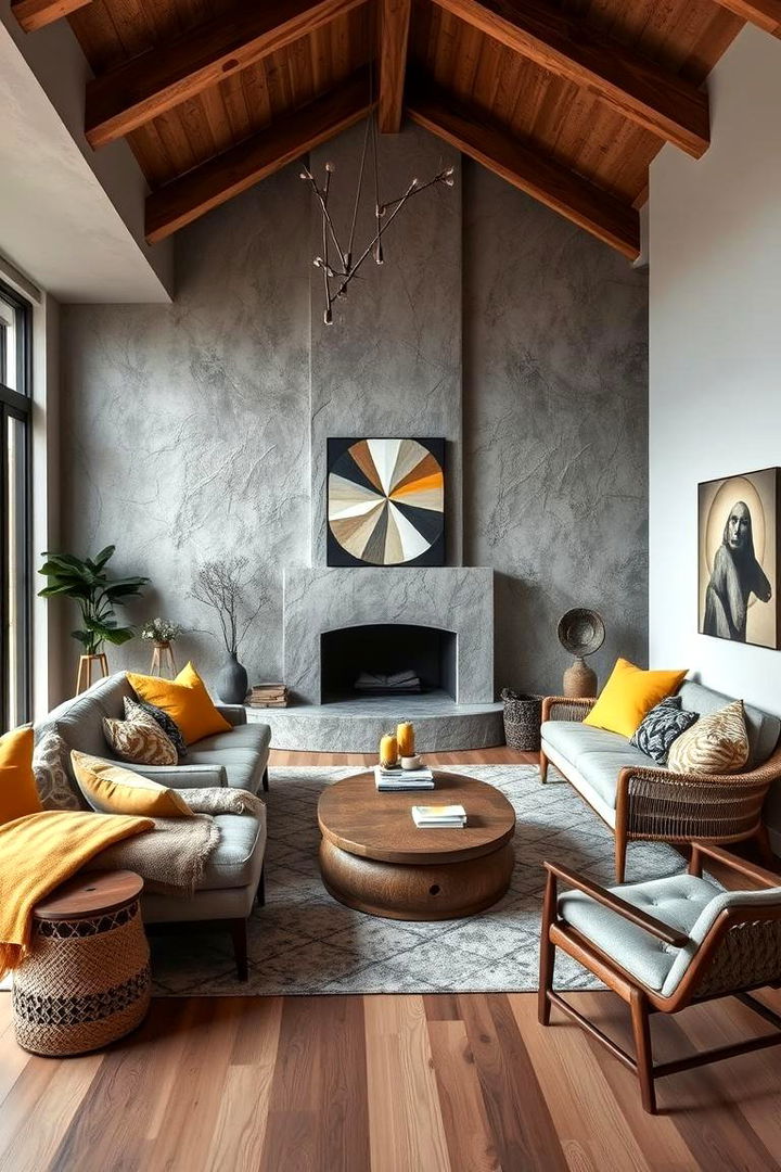 Outdoor Inspired Grey and Yellow Room Decor - 22 Grey and Yellow Living Room Ideas