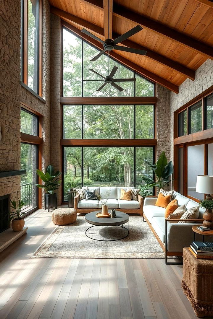 Outdoor Inspired Interiors - 22 Joanna Gaines Living Room Ideas