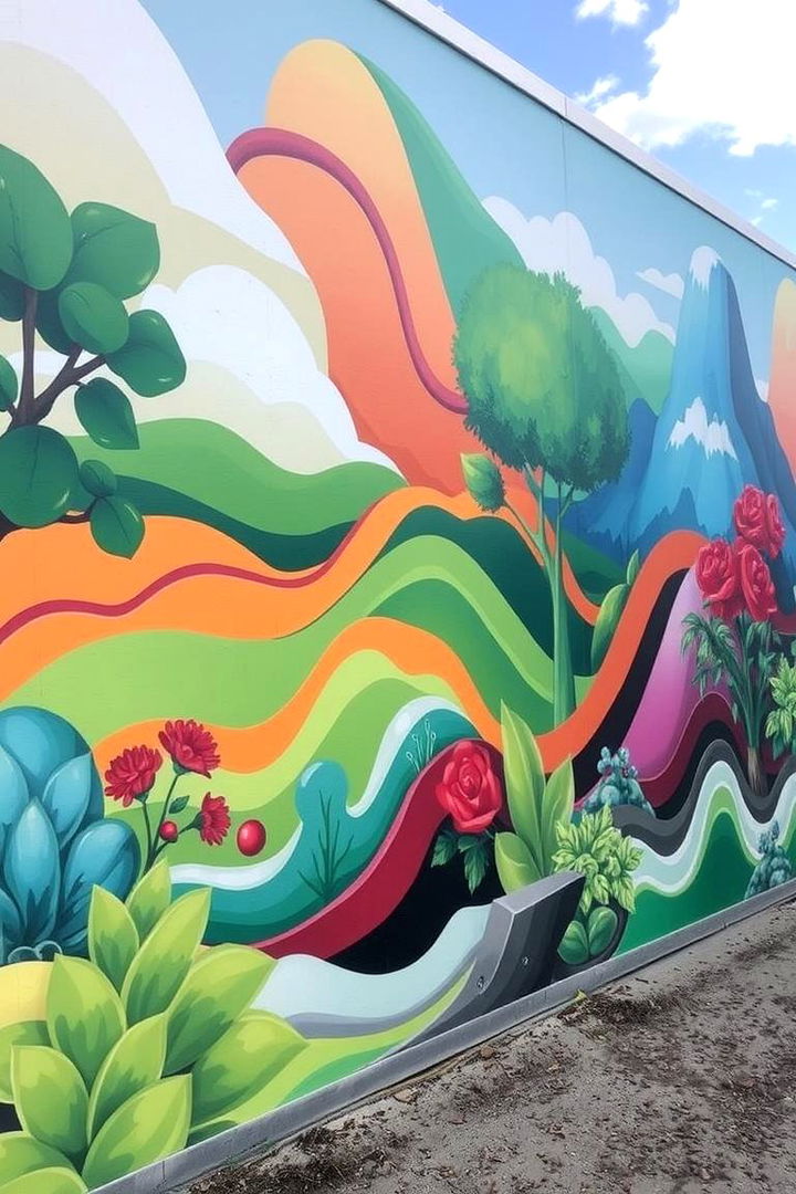 Outdoor Inspired Murals - 22 Greenhouse Decor Ideas