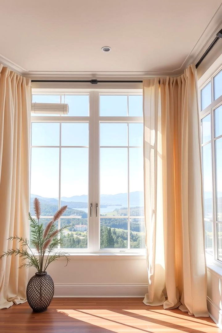 Outdoor Inspired Window Treatments - 22 Southwest Living Room Ideas