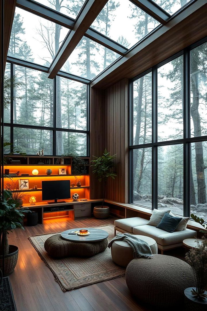 Outdoor Integration - 22 Hunting Man Cave Ideas