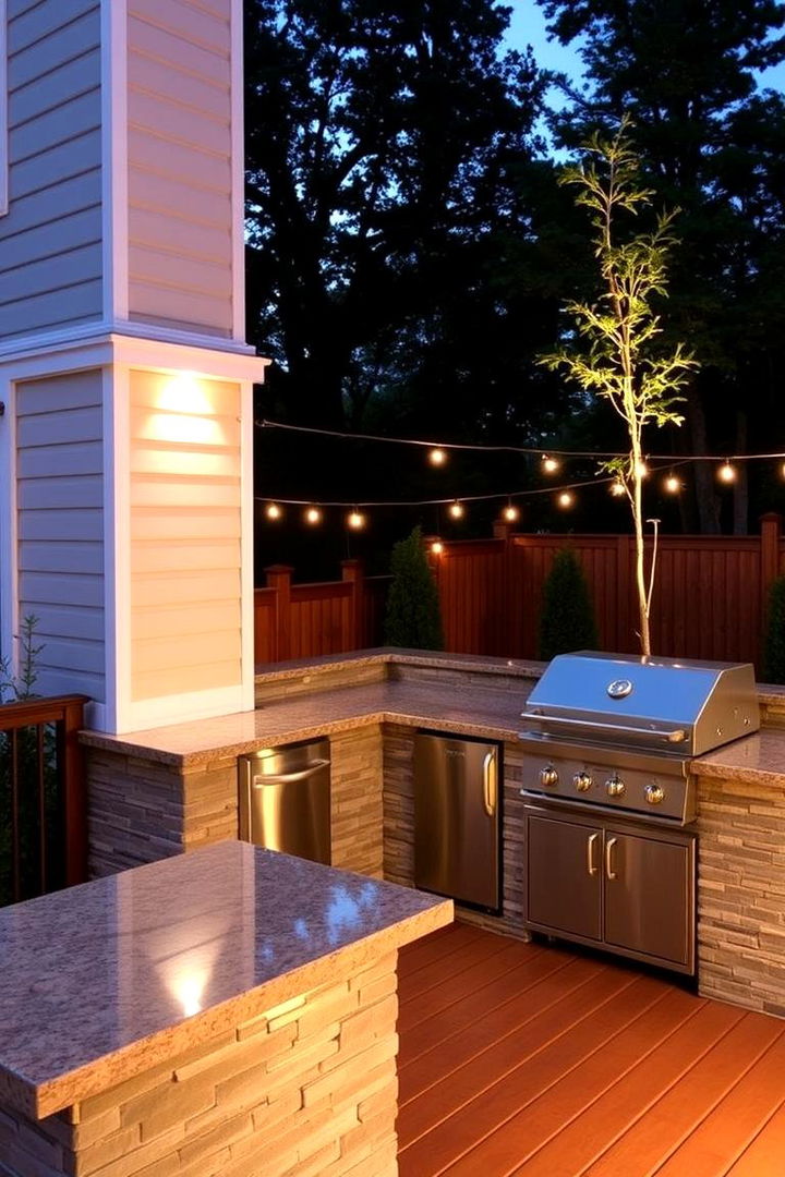 Outdoor Kitchen Platform Deck - 22 Platform Deck Ideas