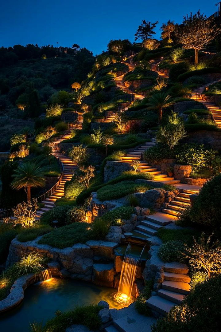 Outdoor Lighting for Hillsides - 22 hillside landscaping ideas