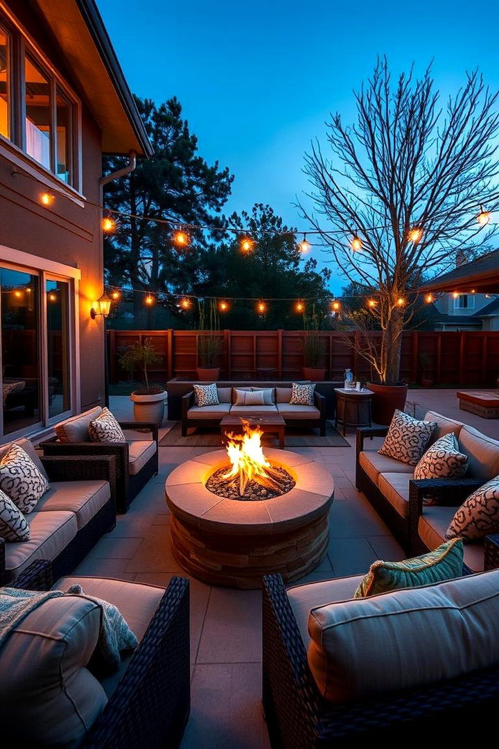 Outdoor Living Room Vibe - 22 Backyard Fire Pit Ideas Landscaping