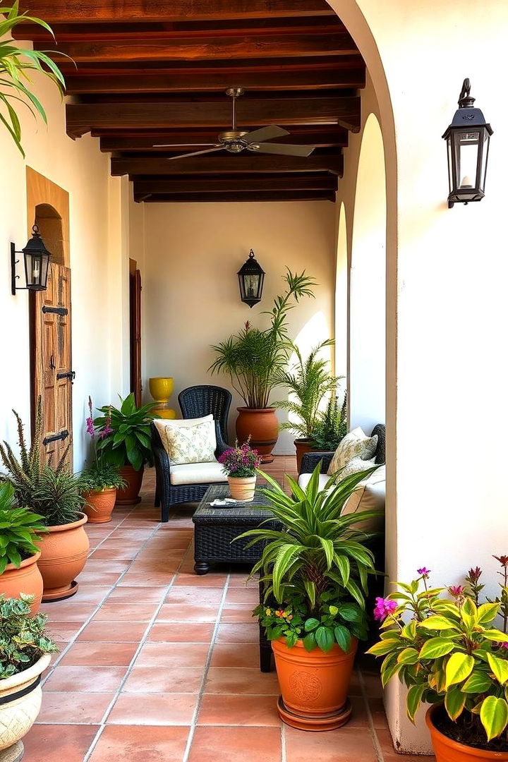 Outdoor Living Space - 22 spanish bungalow exterior ideas